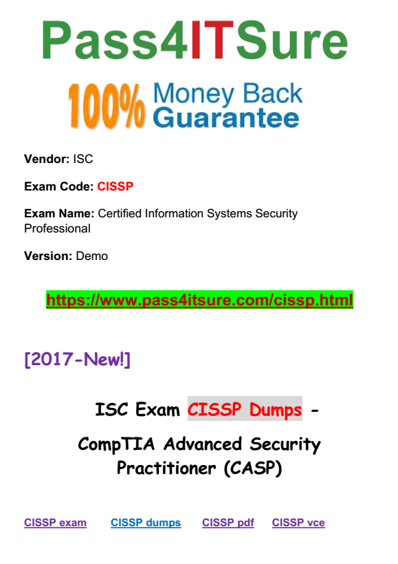 CISSP dumps