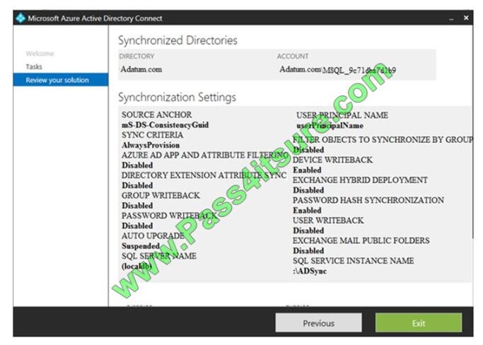 exampass ms-500 exam questions-q5