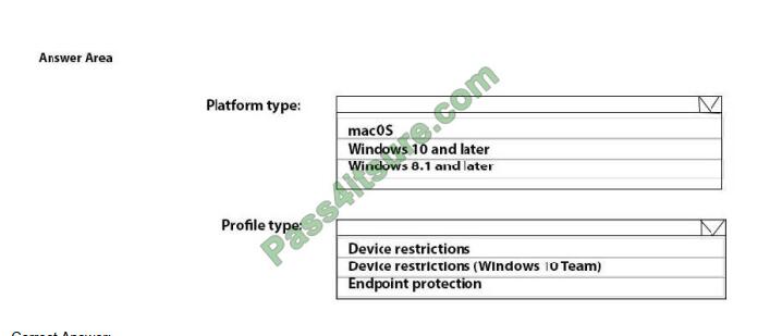 MD-101 exam questions-q10