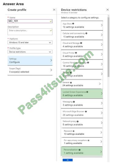 MD-101 exam questions-q7-2