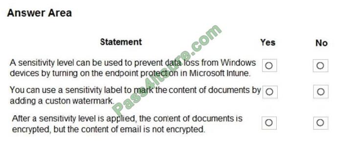 MS-900 exam questions-q7